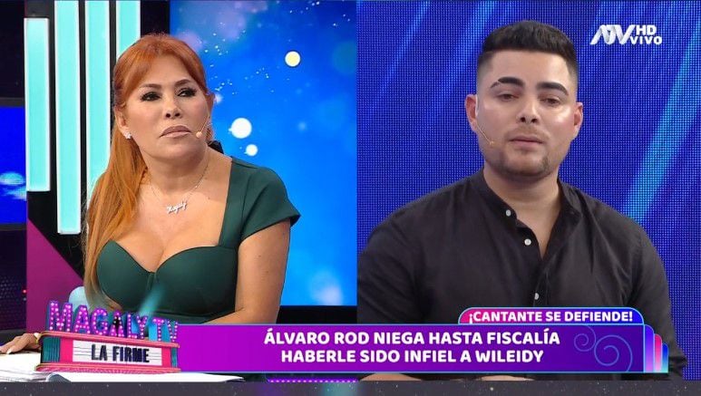 Magaly Medina confronta a Álvaro Rod por negar infidelidad, y expone chats de exparejas que lo acusan de lo mismo: “Cínico”