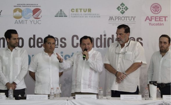 Yucatán: candidato a gobernador promete trabajar con el turismo