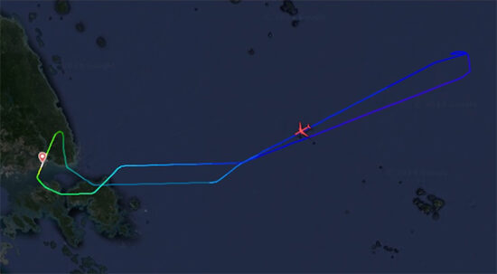 Un Boeing 787-9 se queda sin un motor cuando volaba a USA