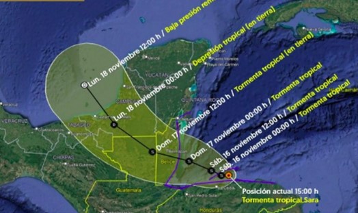 QRoo: alistan los primeros refugios ante tormenta tropical Sara