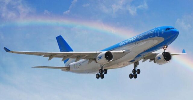 Aerolíneas Argentinas con récord de pasajeros estos días