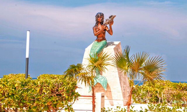 Isla Mujeres: escultura en malecón es el nuevo atractivo turístico