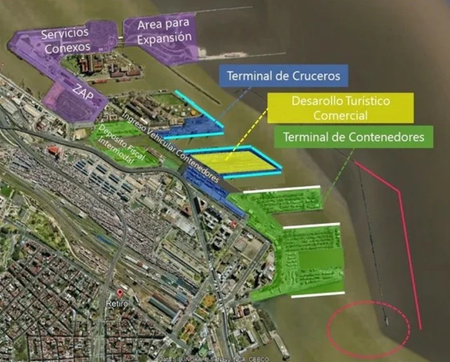 Gobierno de Milei rediseña Puerto Buenos Aires y lo enfoca a cruceros