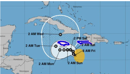 Cuba: alerta por tormenta Melissa como posible huracán el martes