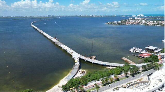 Fotos – Puente Nichupté casi listo para bajar a 45 minutos el trayecto