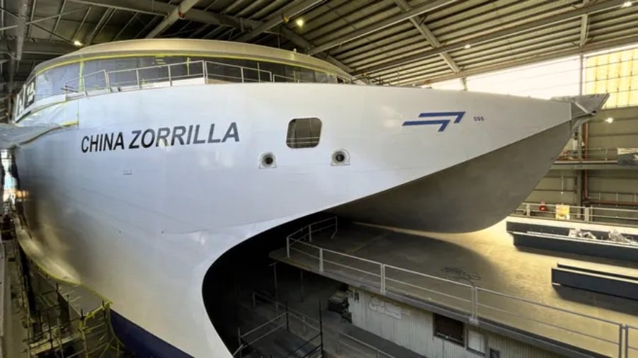 Hito en el Río de la Plata con el primer ferry eléctrico de Buquebus