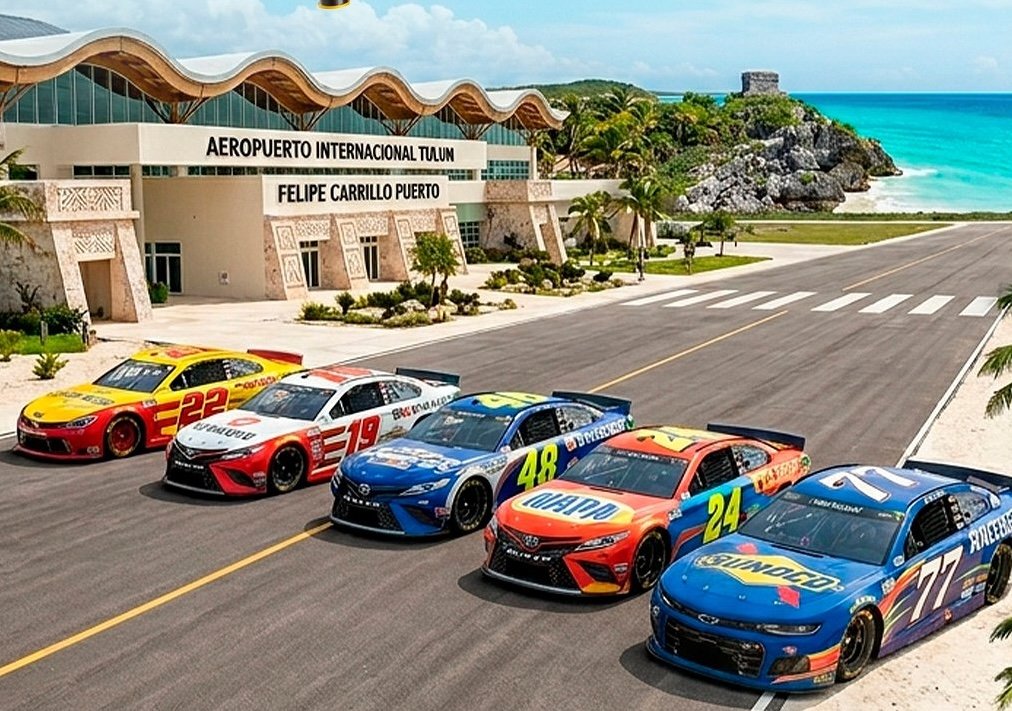 Tulum llenará su aeropuerto de autos de Nascar ante pocos aviones