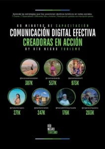 Río Negro capacitará al sector turístico con influencers nacionales
