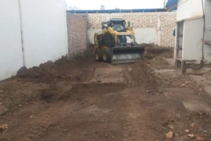 Comenzó la obra del Centro de Día en San Patricio del Chañar