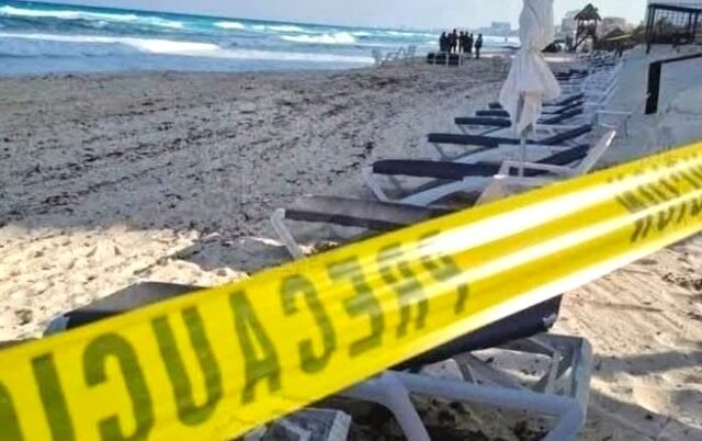 Cancún: muere turista británico tras ser arrastrado por el oleaje