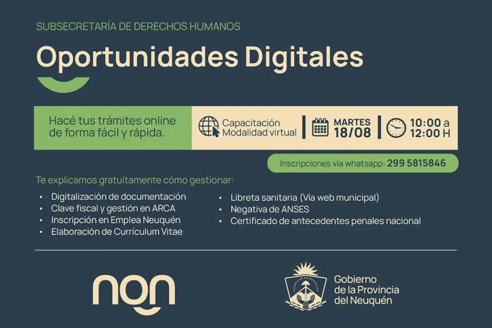 Adiós a las filas eternas: capacitan en herramientas digitales para facilitar trámites y gestiones