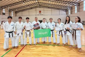 El karate neuquino busca la gloria en Brasil