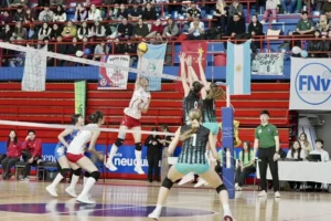 Más de 10 mil personas disfrutaron del voley internacional en el Ruca Che
