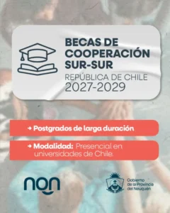 Están abiertas las inscripciones para acceder a becas de formación en Chile