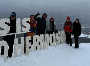 Creadores brasileños recorrieron la nieve neuquina