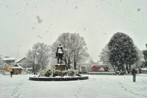 Se viene un fin de semana con nieve, viento y heladas