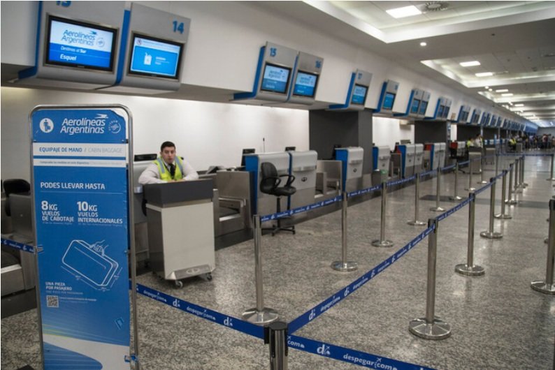 Argentina: vuelos paralizados el 3 y 4 de septiembre por paro de ATE
