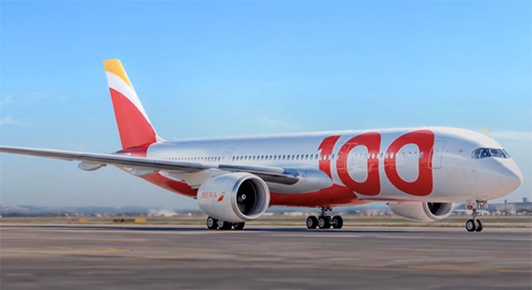Iberia: revolucionario cambio de imagen en sus aviones por 100 años