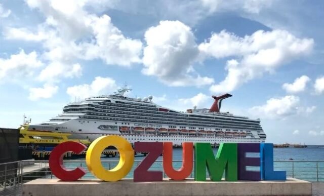 Cozumel: cae llegada de cruceros mientras avanza la temporada baja