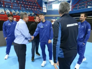 El Ruca Che ya está listo para disfrutar de la Copa Davis