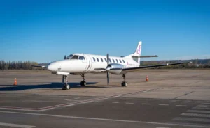 El primer vuelo de American Jet a Chapelco puso en marcha la nueva conexión aérea con los Lagos del Sur