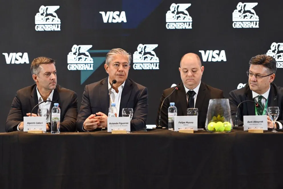 Figueroa encabezó el sorteo de la Copa Davis: “Esperamos que se sientan como en casa”