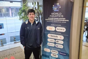 Jouglard quedó en el puesto 18 del top del Mundial Junior de Aguas Abiertas