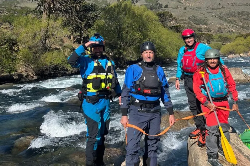 Formación Profesional: Capacitan a guías de rafting para potenciar los ríos neuquinos