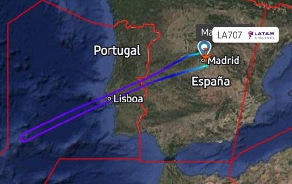 Latam: emergencia a bordo de un 787 en el Atlántico que iba a Chile